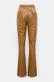SLEEK STATEMENT FULL LENGTH LEATHER FLARES PANT