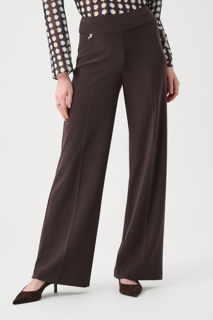 SILKY KNIT WIDE LEG PULL ON PANTS