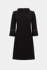 SILKY KNIT ALINE DRESS WITH PEARL DETAIL