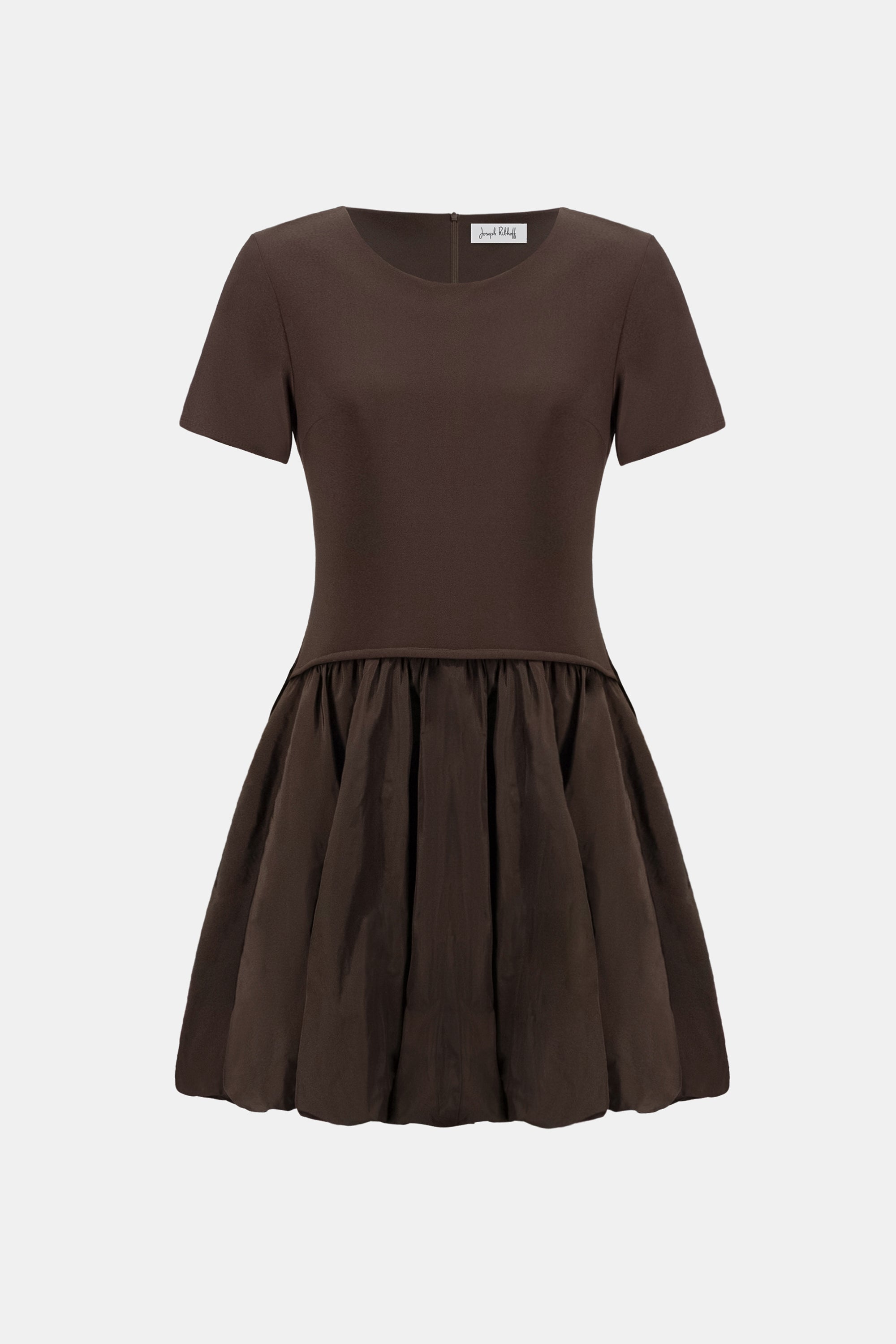 SILKY KNIT AND MEMORY FIT AND FLARE DRESS