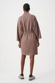 SCUBA JERSEY SPORT DRESS WITH FRONT ZIPPER