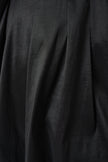 STRETCH TAFFETA BELTED FIT AND FLARE BALLOON COAT