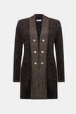 LUREX KNIT MILITARY STYLE COVERUP
