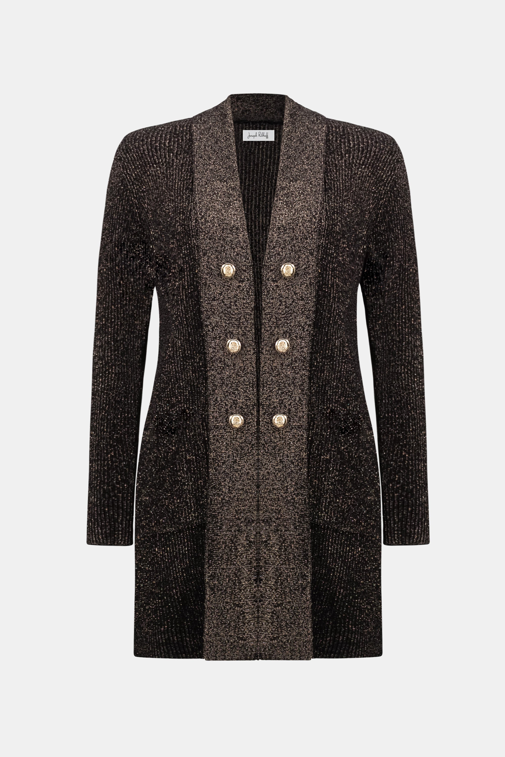 LUREX KNIT MILITARY STYLE COVERUP