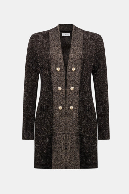 LUREX KNIT MILITARY STYLE COVERUP