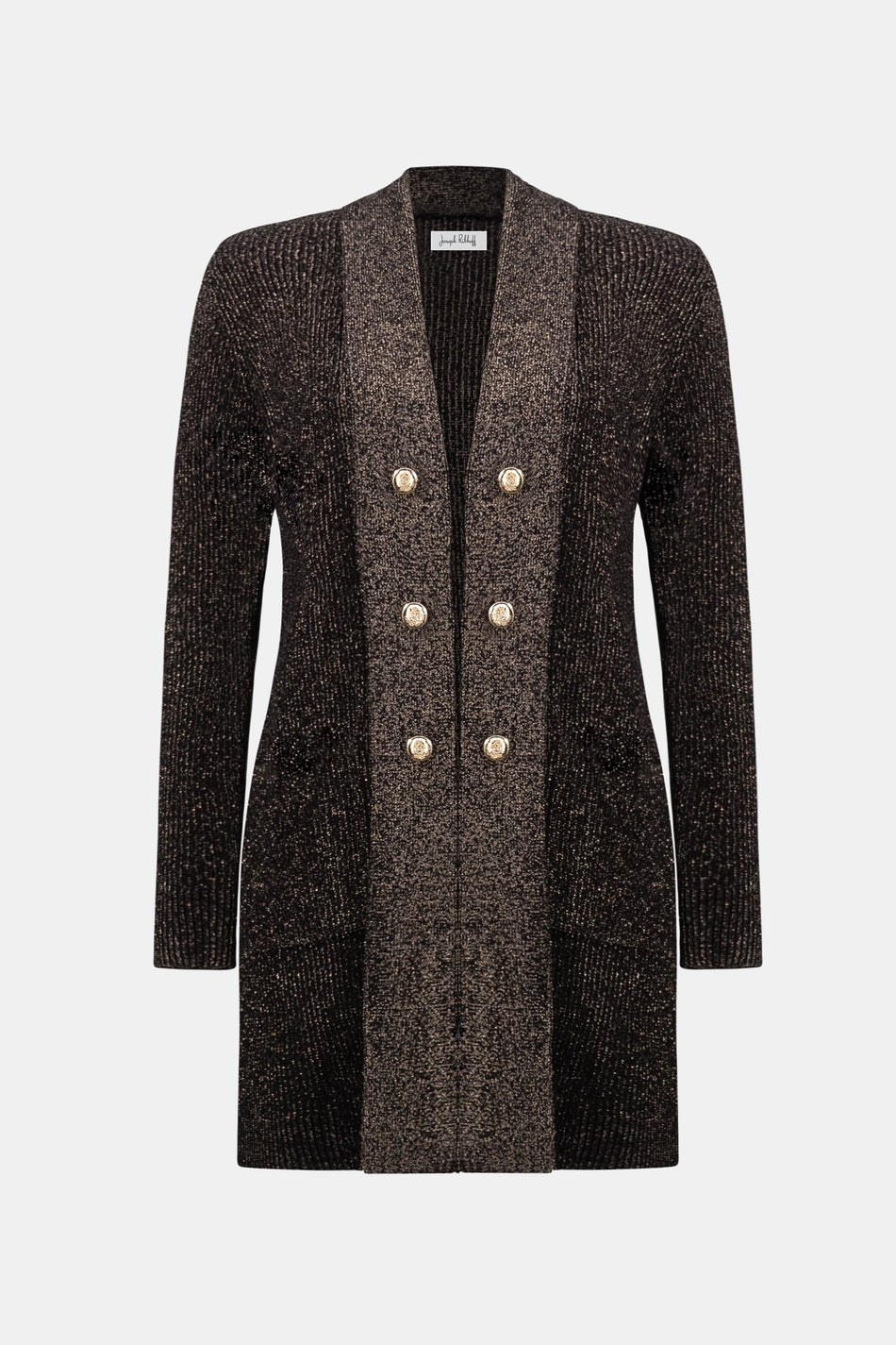 LUREX KNIT MILITARY STYLE COVERUP