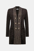 LUREX KNIT MILITARY STYLE COVERUP
