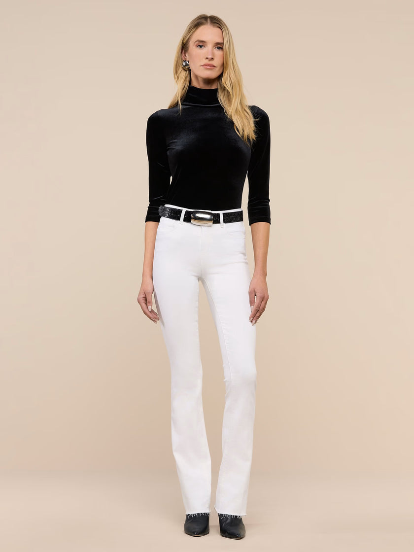RUTH STRAIGHT LEG JEAN IN BLANC