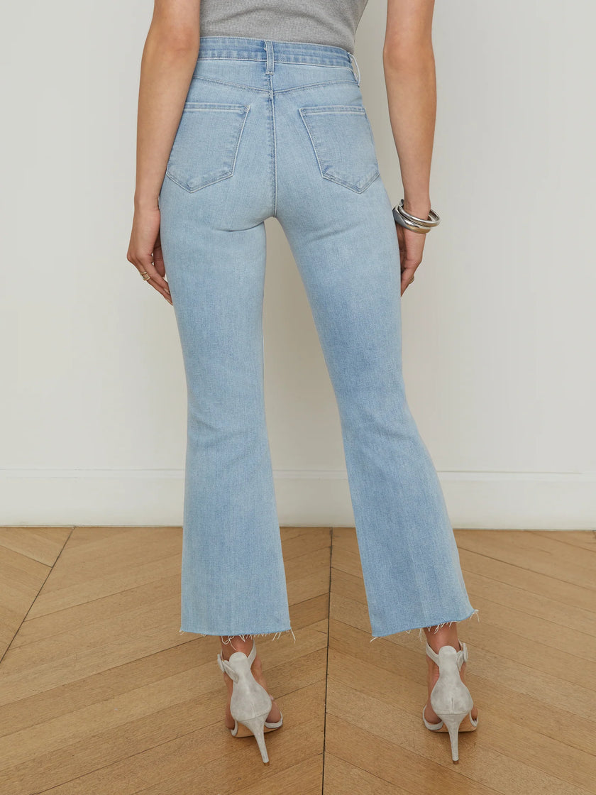 KENDRA CROPPED FLARE JEAN