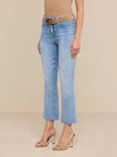 KENDRA CROPPED FLARE JEAN IN DRY ICE