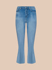 KENDRA CROPPED FLARE JEAN IN DRY ICE