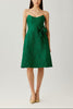 FLORAL JACQUARD COCKTAIL DRESS