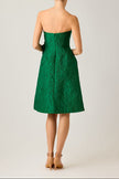 FLORAL JACQUARD COCKTAIL DRESS