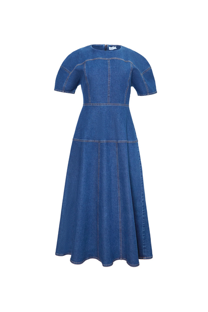 LOVING DRESS IN BLUE RIDGE DENIM