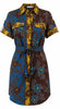 NICOLE DRESS IN WILD VINE MIX