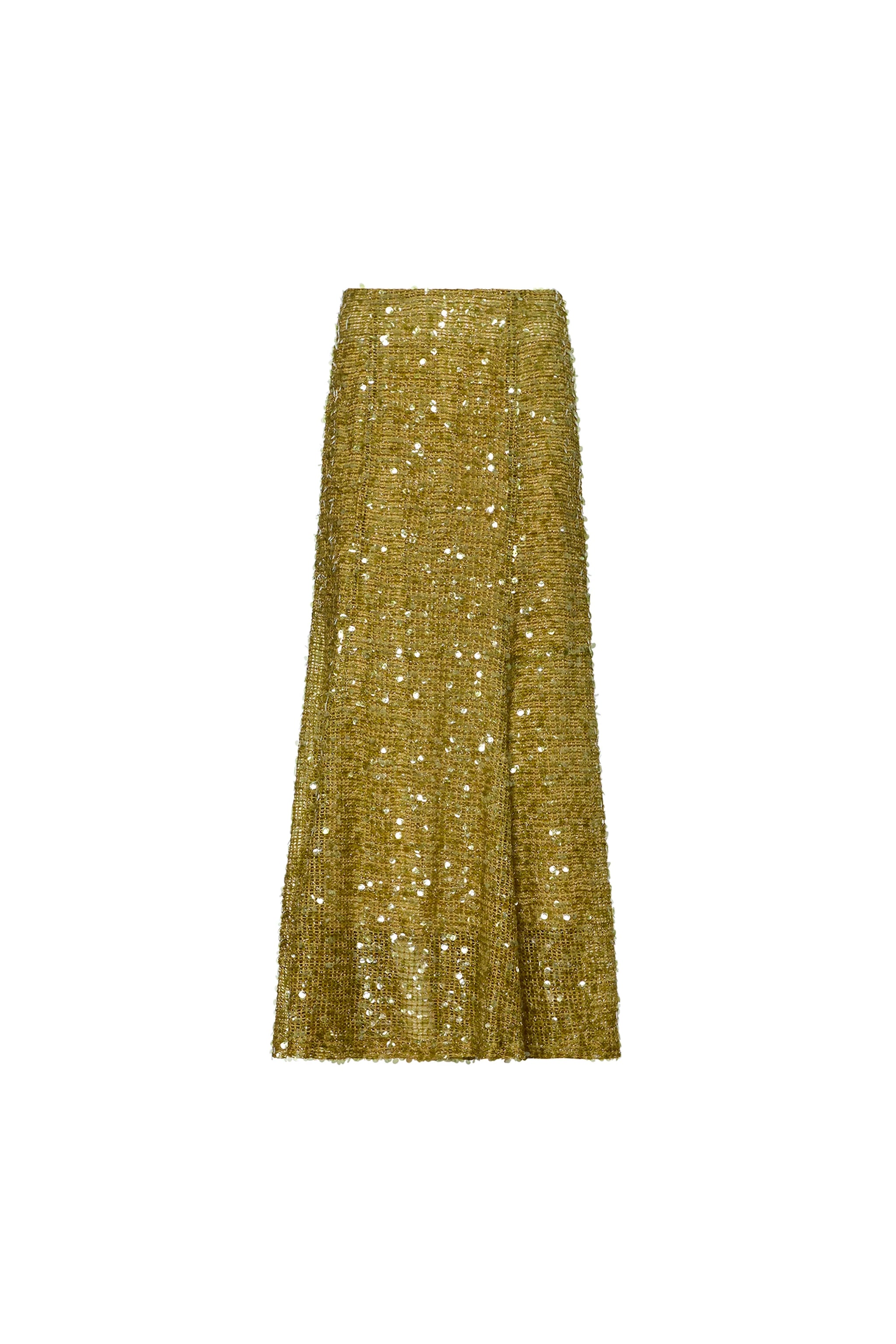 LINDSEY SKIRT IN MOSS SEQUIN