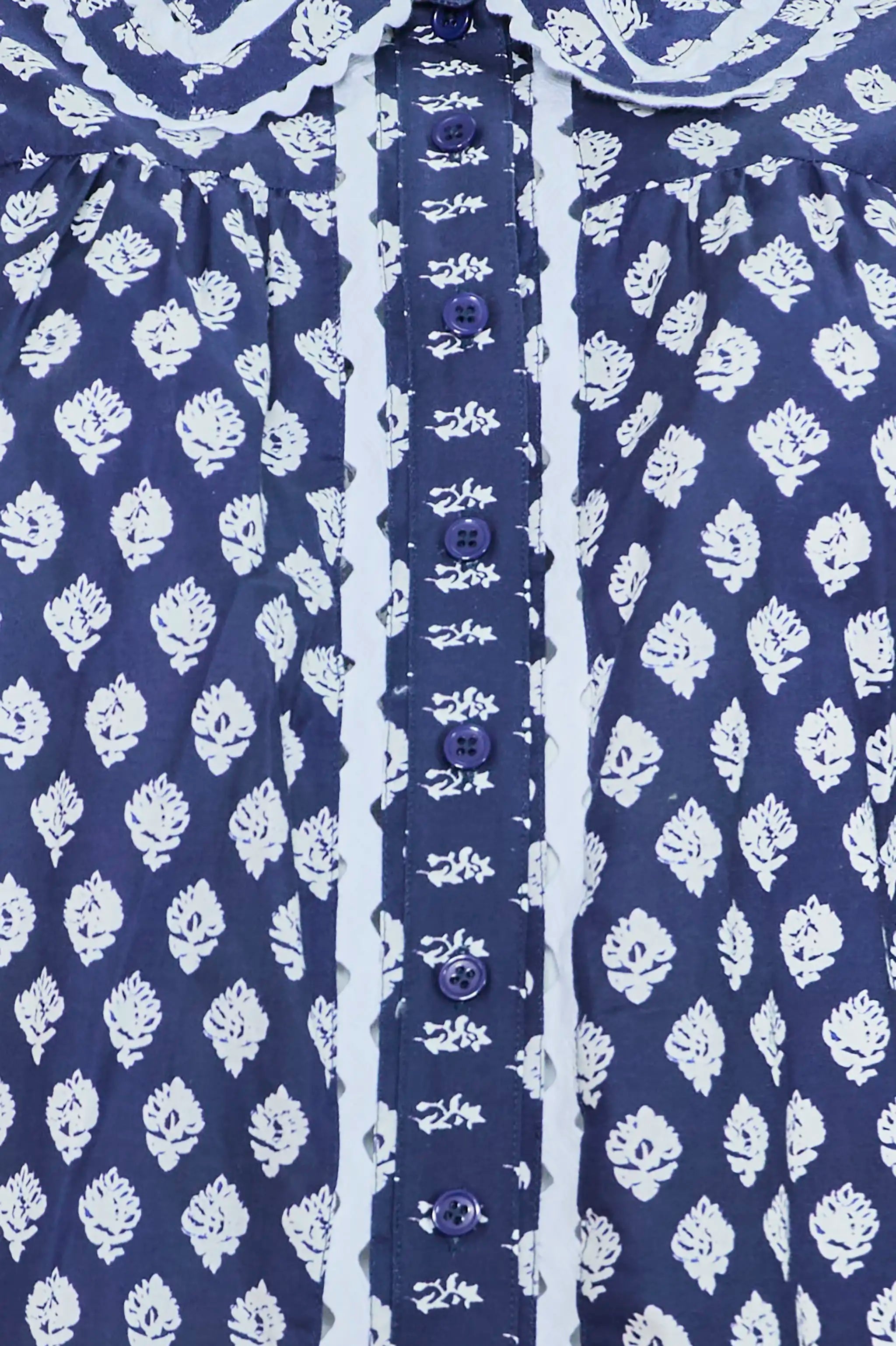 FINCH TOP IN THISTLE AND VINE BLUE