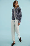 FINCH TOP IN THISTLE AND VINE BLUE