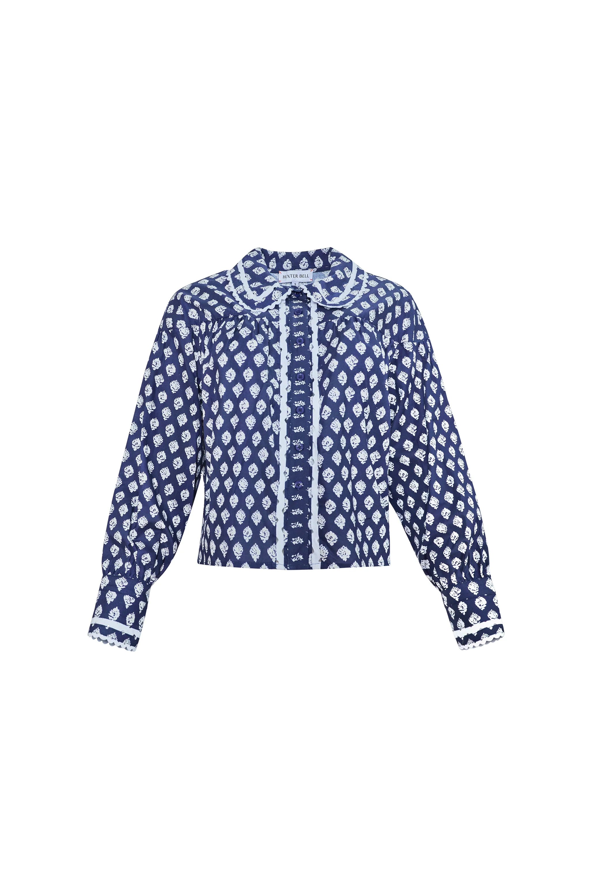 FINCH TOP IN THISTLE AND VINE BLUE