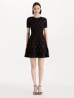 ARGYLE KNIT DRESS