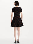 ARGYLE KNIT DRESS