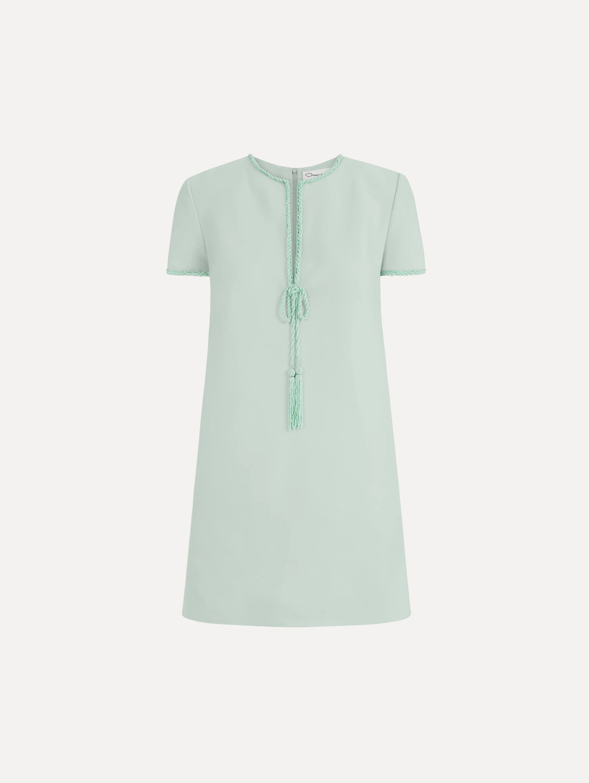 BEADED BOW DETAIL SHIFT DRESS
