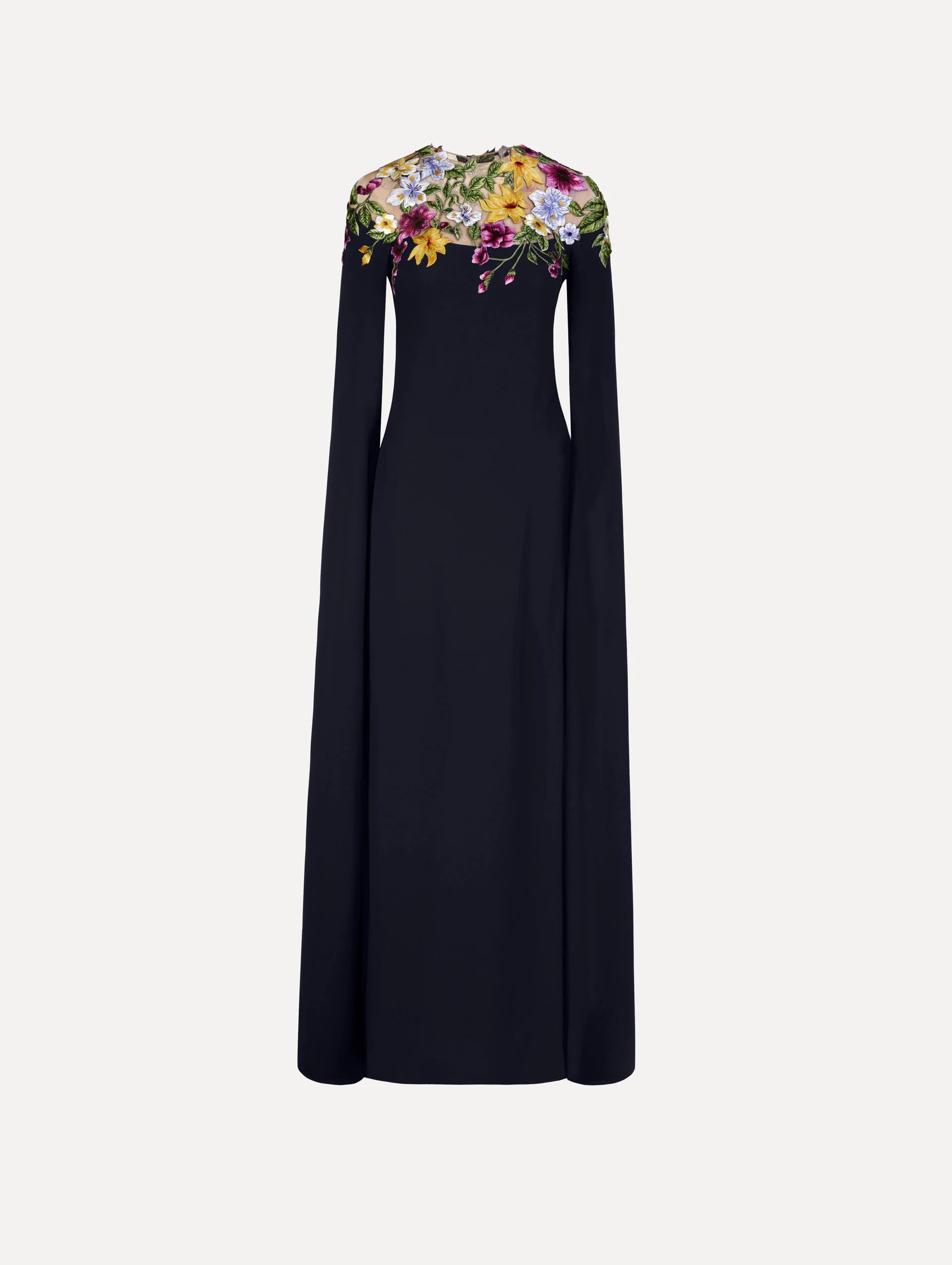 DOMINICAN MIXED FLORAL CAFTAN