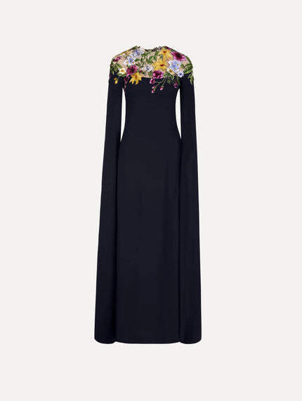 DOMINICAN MIXED FLORAL CAFTAN