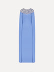 CRYSTAL AND GLASS EMBROIDERED CAFTAN
