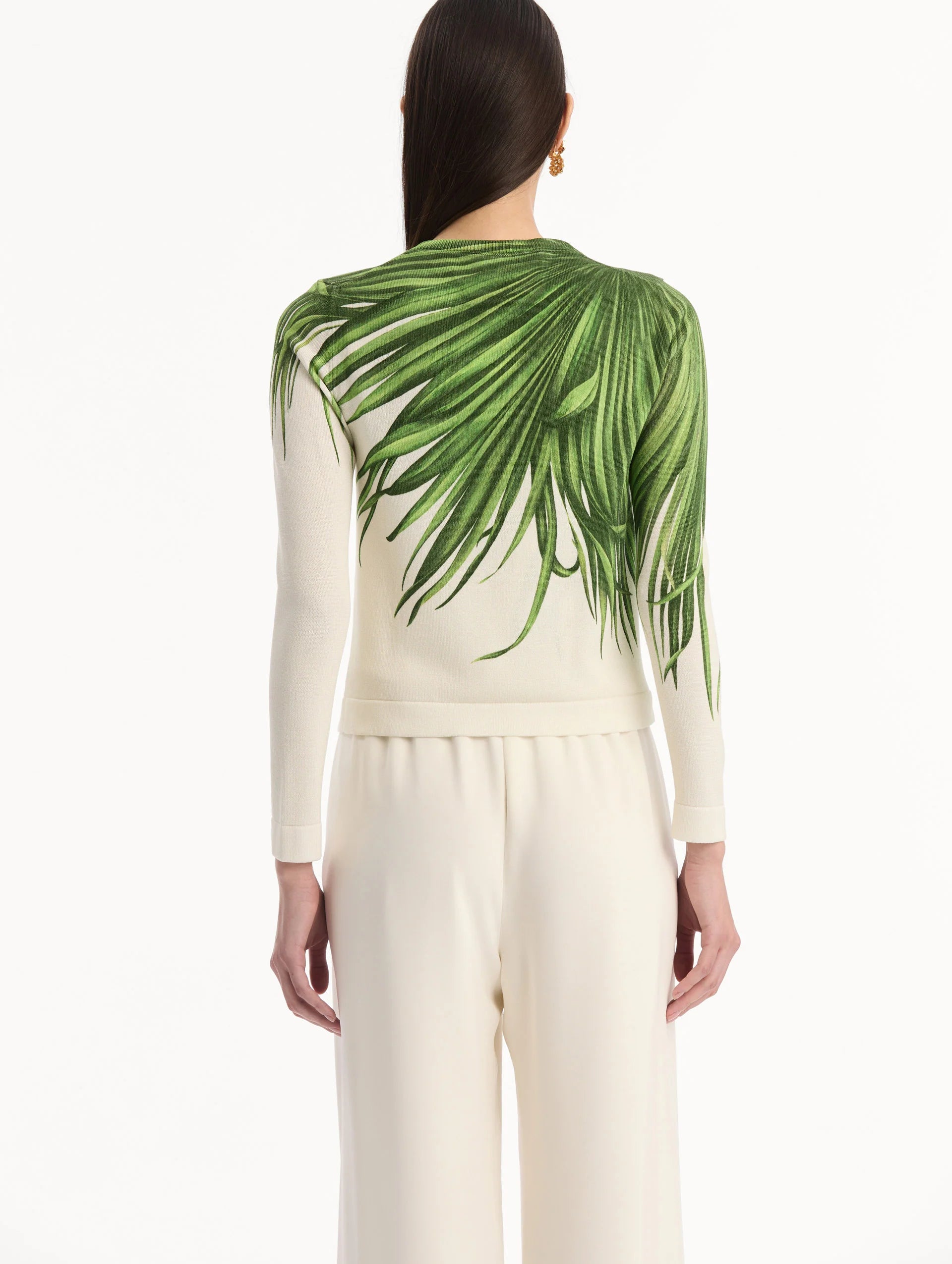 PALM LEAVES CARDIGAN