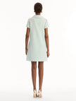 DOMINICAN MIXED FLORAL THREADWORK SHIFT DRESS