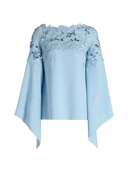 LONG SLEEVE EMBROIDERED BLOUSE