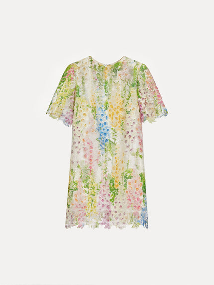 FOXGLOVE GUIPURE SHIFT DRESS