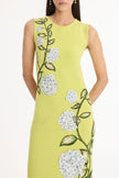 LONG RELAXED SLEEVELESS KNIT DRESS
