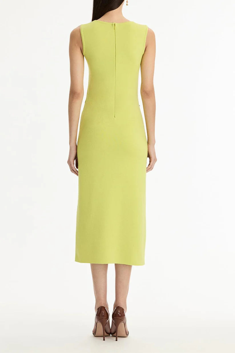 LONG RELAXED SLEEVELESS KNIT DRESS