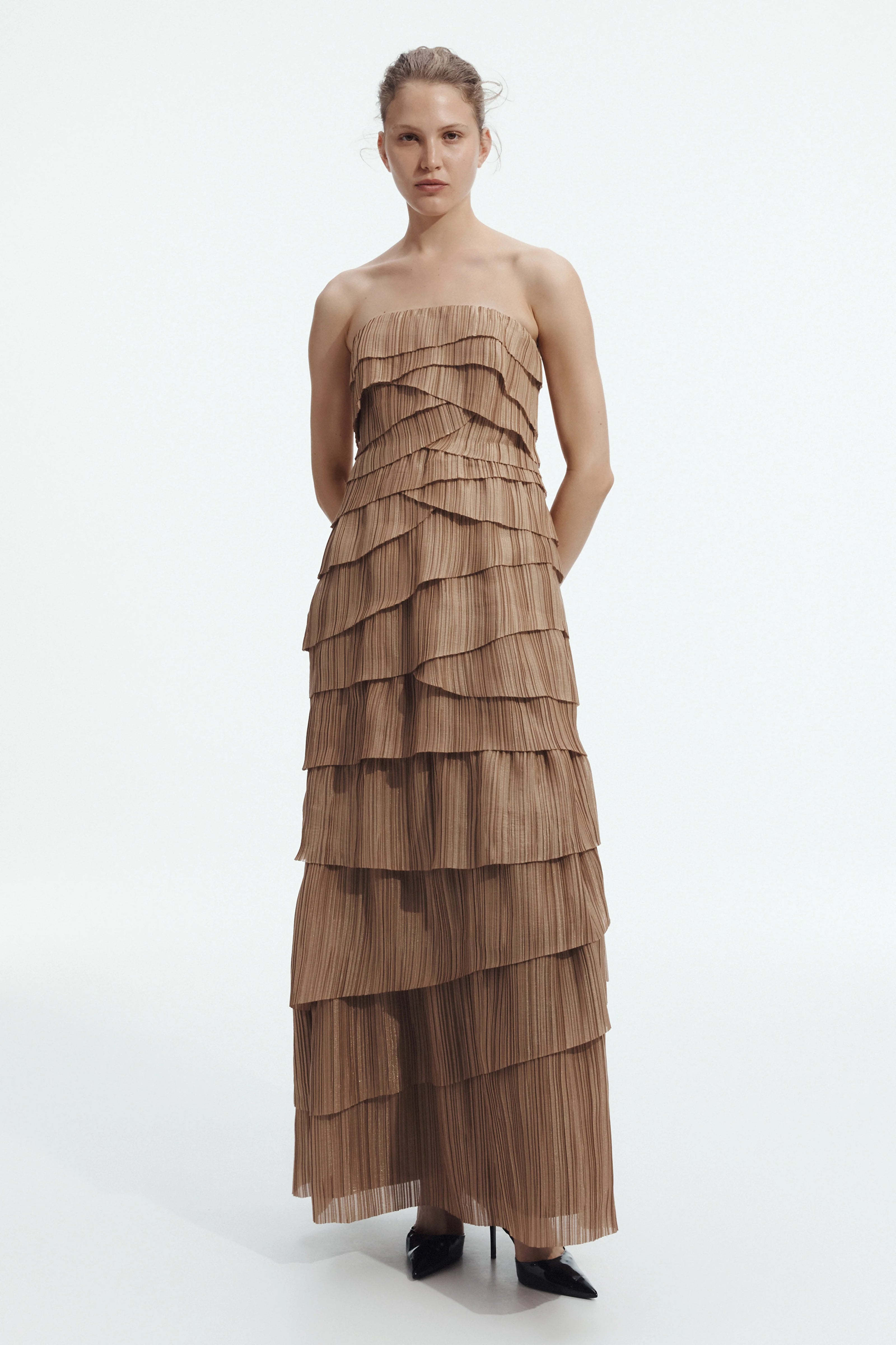 PHOEBE PLEATED GOWN
