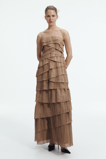 PHOEBE PLEATED GOWN