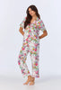 SHORT SLEEVE CLASSIC STRETCH JERSEY CROPPED PJ SET