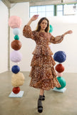 CHELSEA DRESS IN DAPPLED DOE