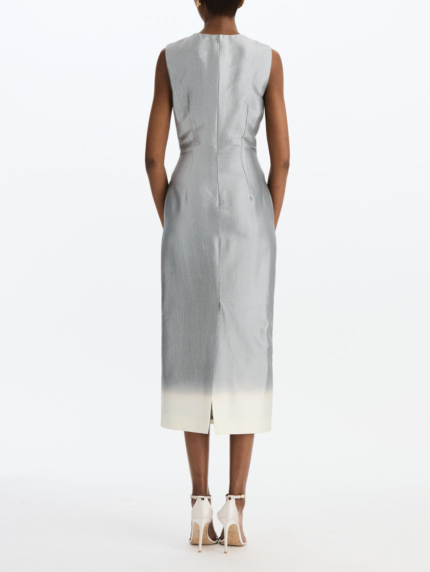 SLEEVELESS COSMOS MIKADO DAY DRESS