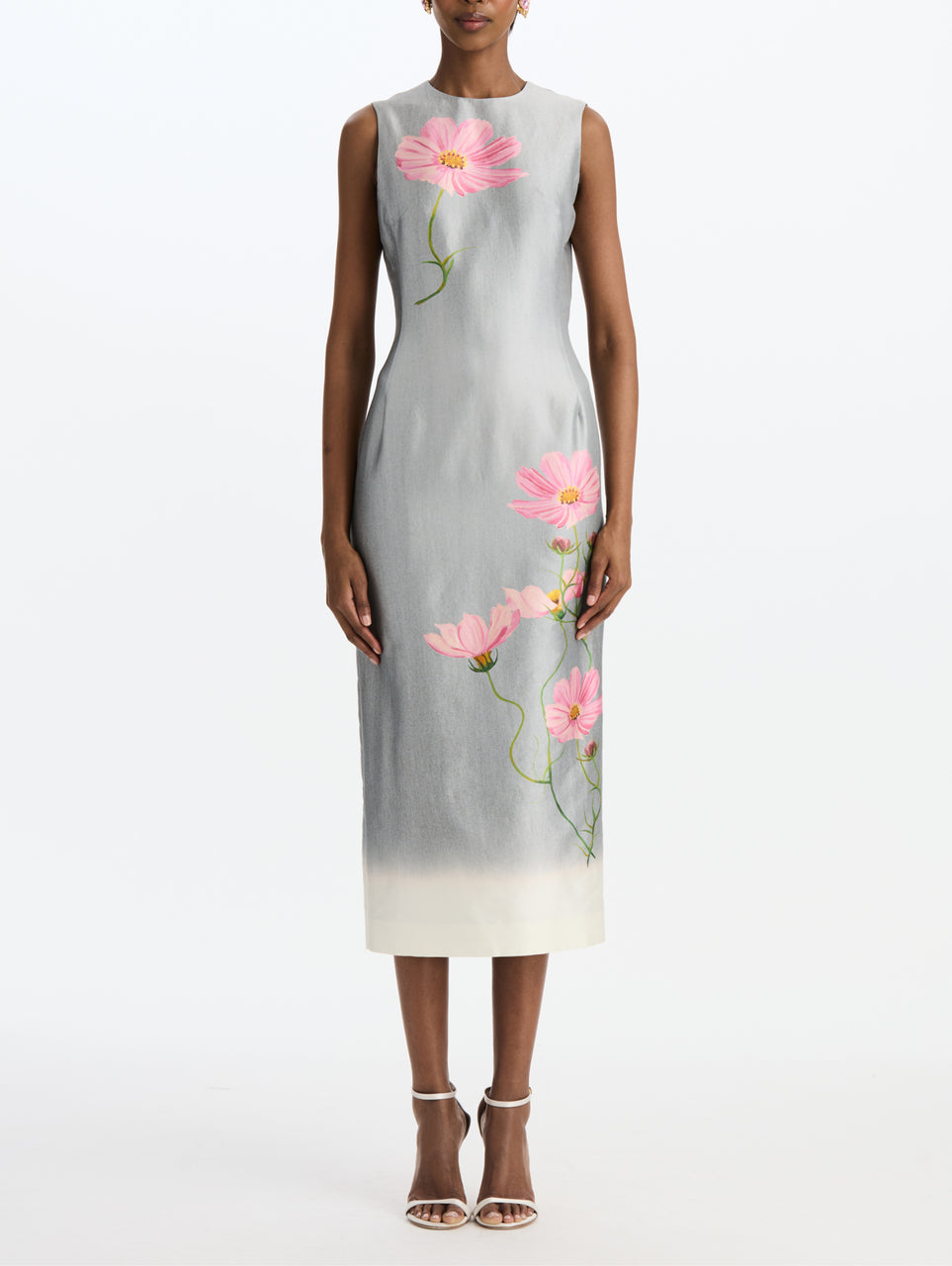 SLEEVELESS COSMOS MIKADO DAY DRESS