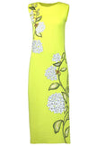 LONG RELAXED SLEEVELESS KNIT DRESS