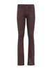 SELMA COATED BOOTCUT JEAN IN CHOCOLATE COATED