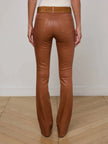 SELMA COATED BOOTCUT JEAN IN COGNAC COATED