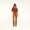 SELMA COATED BOOTCUT JEAN IN JAVA COATED