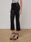 KENDRA COATED CROPPED FLARE JEAN