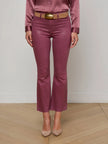 KENDRA COATED CROPPED FLARE JEAN