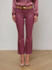 KENDRA COATED CROPPED FLARE JEAN