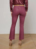 KENDRA COATED CROPPED FLARE JEAN