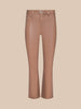 KENDRA COATED CROPPED FLARE JEAN IN HAZELNUT COATED